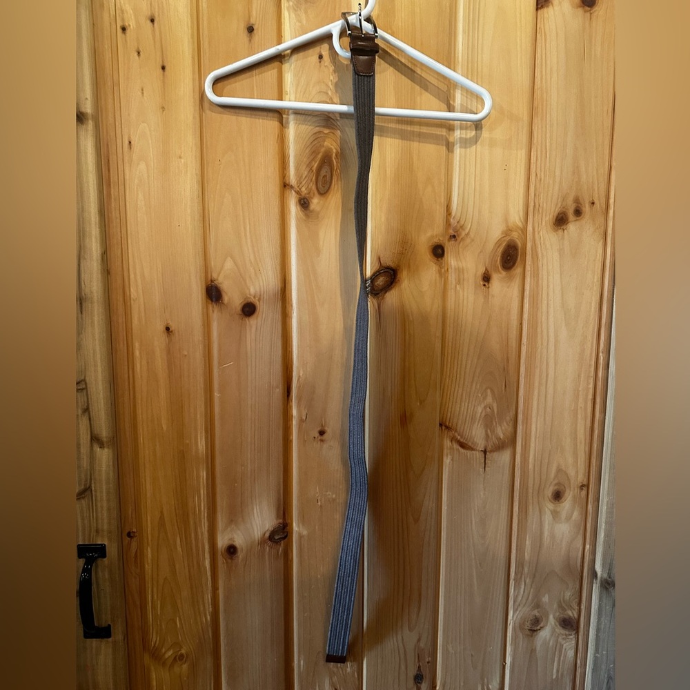 Grey woven belt size 34